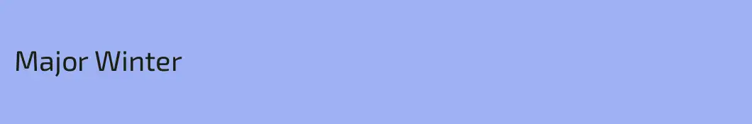 Major Winter
